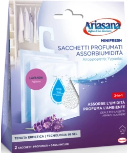 Bustine appendiabiti minifresh fiori di lavanda 100 grammi - ariasana